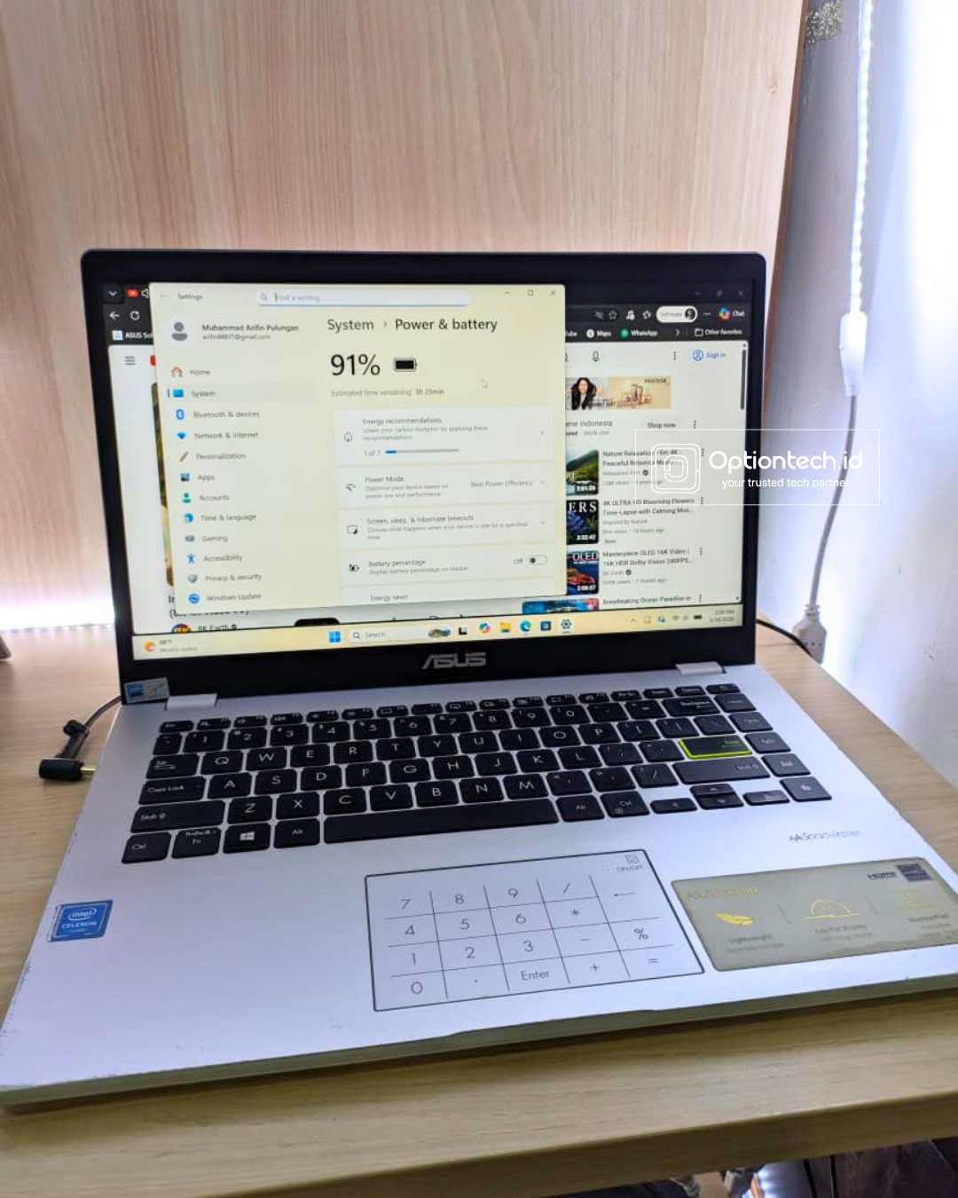 Baterai Asus E410M Kembung Cepat Habis Drop